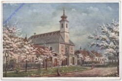 ak198156 Kirche im Frühling