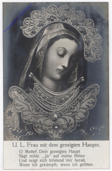 U.L. Frau mit dem geneigten Haupte