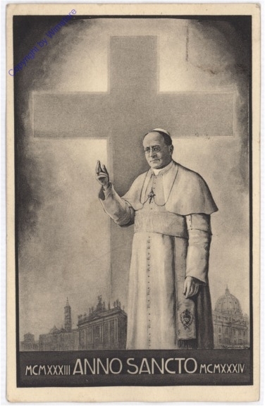 MCMXXXIII Anno Sancto MCMXXXIV