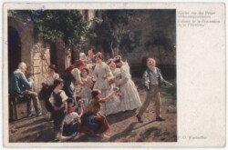 Kinder vor der Fronleichnamsprozession