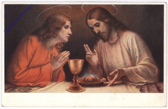 ak198247 Mit Jesus am Tisch