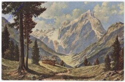ak198279 Hüttte am Berg
