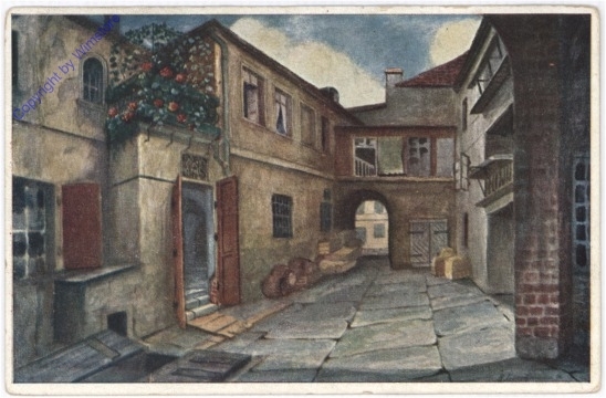 Blick auf den Hof