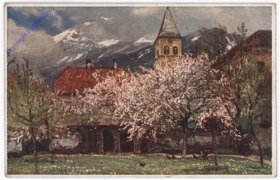 ak198326 Frühling im Dorf
