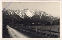 Blick auf das Gebirge