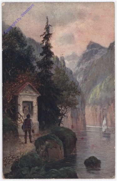 Marterl am Ufer