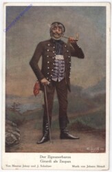 Girardi Alexander, als Zsupan in Der Zigeunerbaron