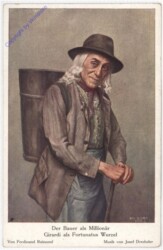 Girardi Alexander, als Fortunatus Wurzel in Der Bauer als Millionär