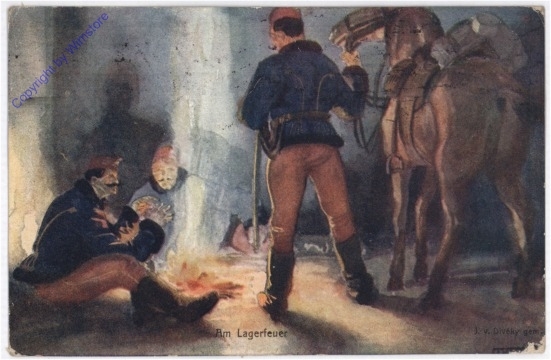 ak198880 Am Lagerfeuer