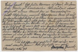 Feldpostkarte aus 1918