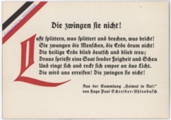 Die zwingen sie nicht!