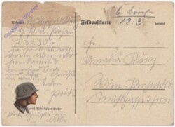 Feldpostkarte aus 1942