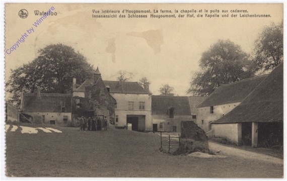 Waterloo, Innenansicht des Schlosses Hougomont