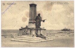 Blankenberghe, Monument De Bruyne et Lippens
