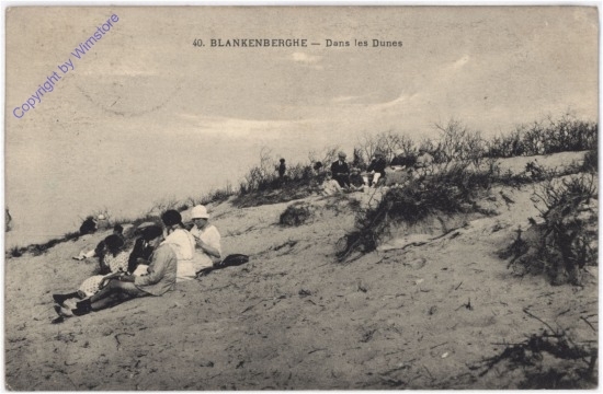 ak199045 Blankenberghe, Dans les Dunes