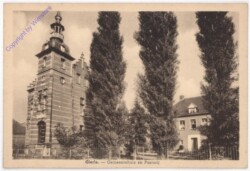 ak199057 Gierle, Gemeentehuis en Pastorij