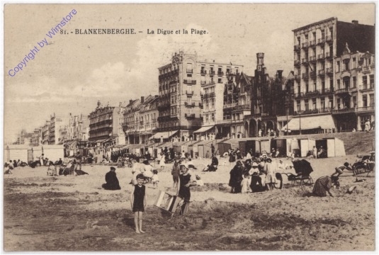 ak199073 Blankenberghe, La Digue et la Plague