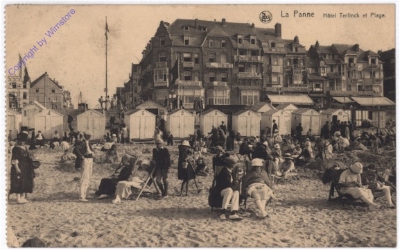 La Panne, Hotel Terlinck et Plage