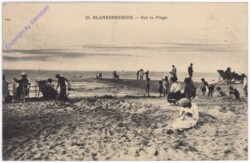 Blankenberghe, Sur la Plage