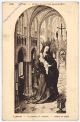 Antwerpen, Musee Royal des Beaux-Arts, Memling, La Vierge et L'Enfant