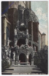 ak199092 Antwerpen, Calvaire de l'Eglise St Paul