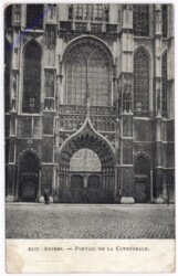 Antwerpen, Portail de la Cathedrale