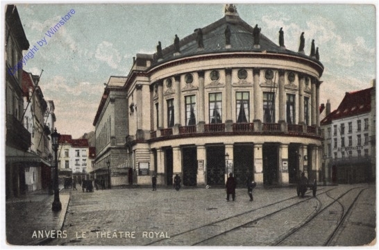 ak199106 Antwerpen, Le Theatre Royal