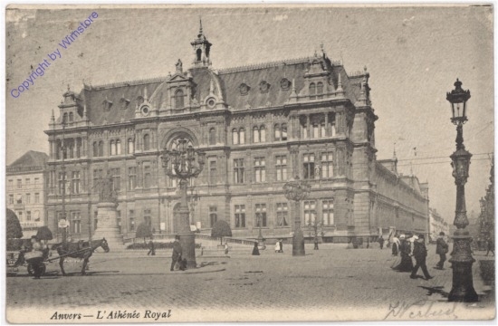 ak199108 Antwerpen, L'Athenee Royal