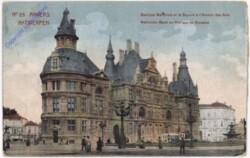 ak199114 Antwerpen, National-Bank en Hof aan de Kunstlei