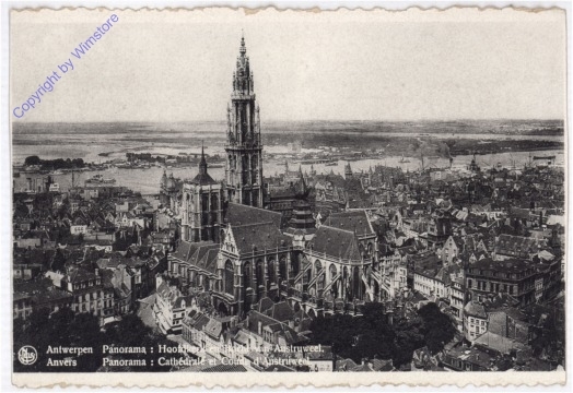 ak199124 Antwerpen, Panorama