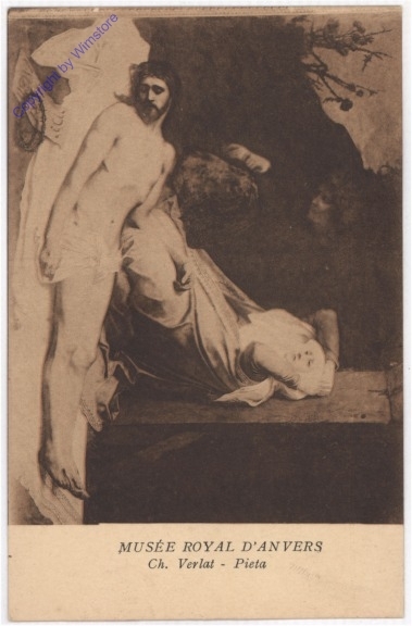 ak199130 Antwerpen, Musee Royal D'Anvers, Ch. Verlat - Pieta