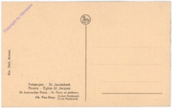 ak199135a Antwerpen, St. Jacobskerk