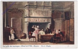 Antwerpen, La salle des mariages: Hotel de Ville