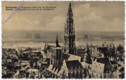 ak199163 Antwerpen, Algemeen zicht met de Hoofdkerk