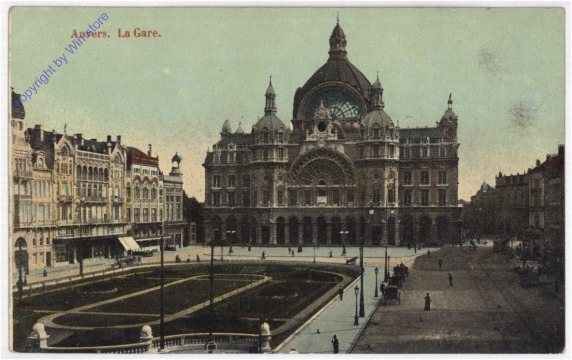 ak199177 Antwerpen, La Gare
