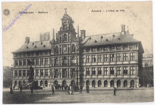ak199182 Antwerpen, L'Hotel de Ville