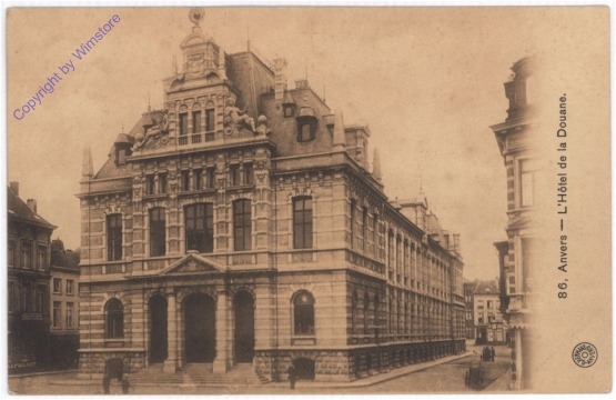 ak199208 Antwerpen, L'Hotel de la Douane