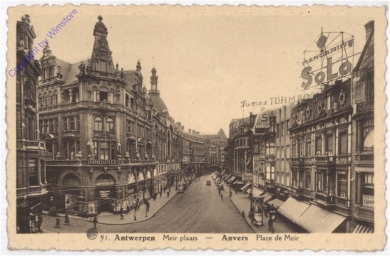 ak199209 Antwerpen, Meir plaats