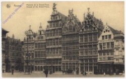 ak199211 Antwerpen, Maisons de la Grand Place