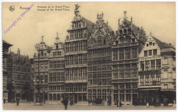 ak199211 Antwerpen, Maisons de la Grand Place