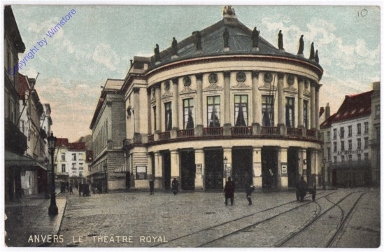 ak199214 Antwerpen, Le Theatre Royal