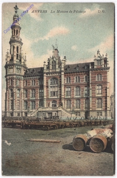 ak199215 Antwerpen, La Maison de Pilotage