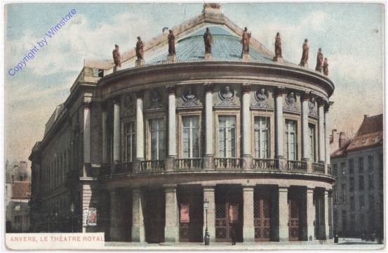 ak199217 Antwerpen, Le Theatre Royal