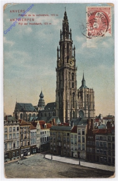 ak199221 Antwerpen, Fleche de la cathedrale