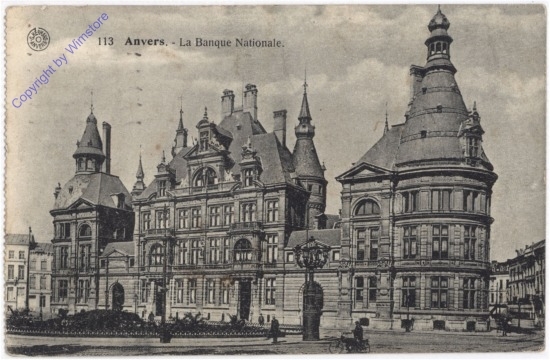 ak199235 Antwerpen, La Banque Nationale
