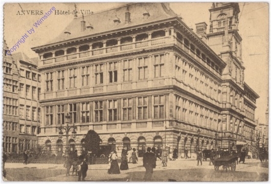 ak199237 Antwerpen, Hotel de Ville
