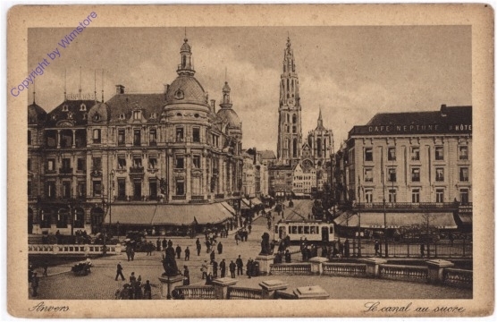 ak199240 Antwerpen, Le canal au suore