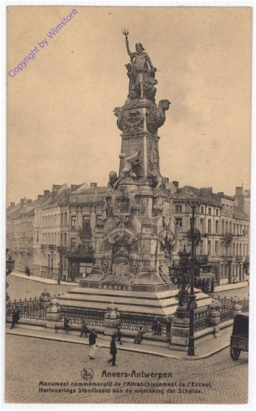 ak199246 Antwerpen, Merinnerings Standbeeld