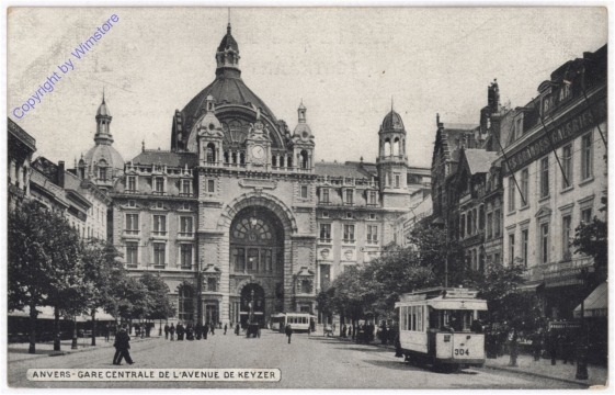 ak199283 Antwerpen, Gare Centrale de l'Avenue de Keyzer
