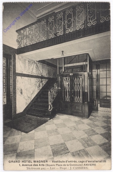 ak199288 Antwerpen, Grand Hotel Wagner